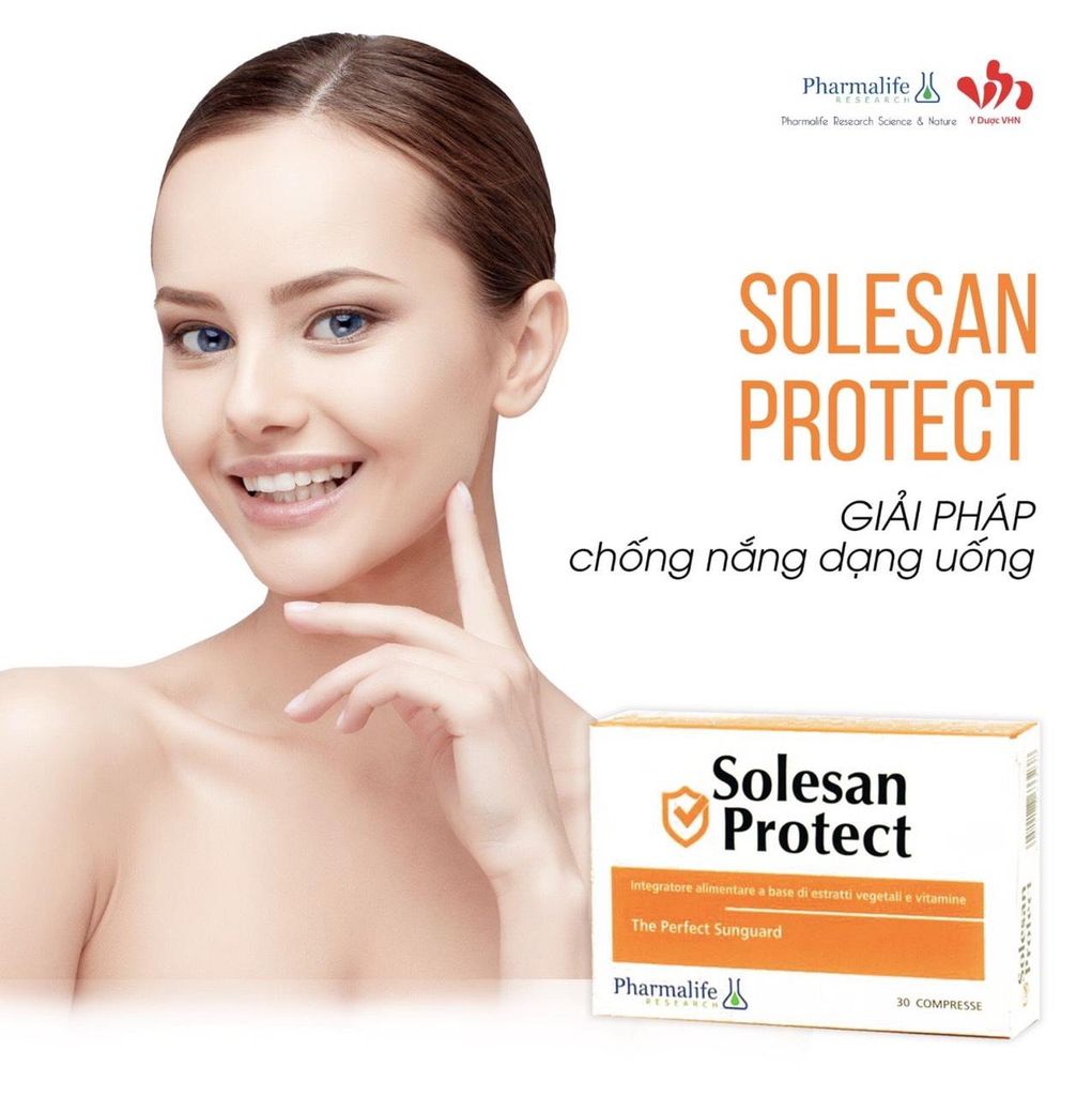 Viên Uống Chống Nắng Và Sáng Da Pharmalife Solesan Protect 30 Viên