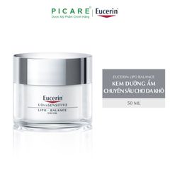 Kem Dưỡng Ẩm Cho Da Khô Và Nhạy Cảm Eucerin Lipo Balance 50ml - 63407