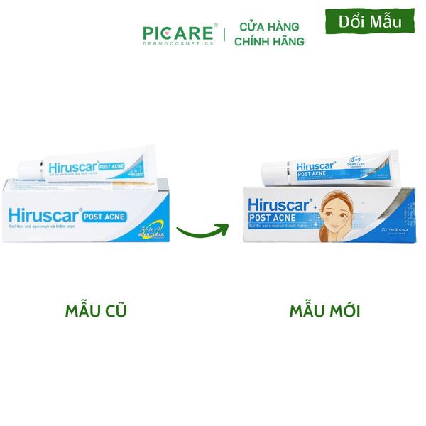 Gel Làm Mờ Sẹo Lõm Và Thâm Mụn Hiruscar Post Acne Gel 5g