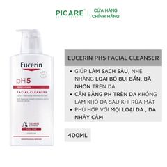 Sữa Rửa Mặt Cho Da Nhạy Cảm Eucerin Facial Cleanser Sensitive Skin 400ml - 63080