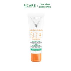 Kem Chống Nắng Kiềm Dầu Vichy Capital Soleil Mattifying 3in1 SPF50+ 50ml