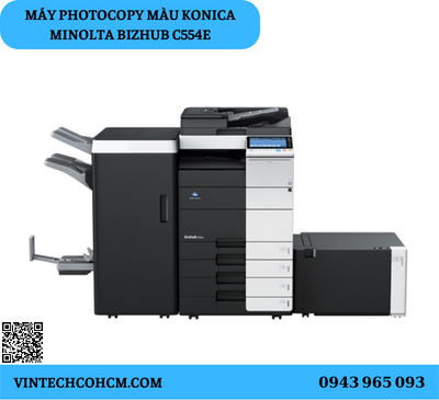 MÁY PHOTOCOPY MÀU KONICA MINOLTA BIZHUB C554E