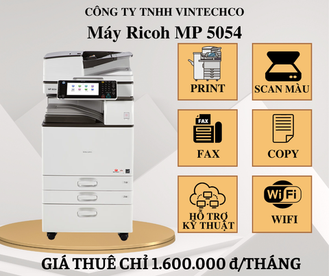 CHO THUÊ MÁY PHOTOCOPY RICOH MP 5054