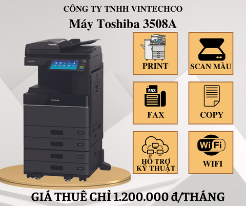 CHO THUÊ MÁY PHOTOCOPY TOSHIBA E3508A