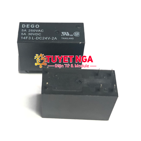 14F3L-DC24V-2A Relay 24V 5A 6 Chân