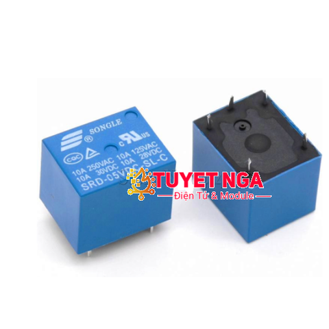 SRD-05VDC-SL-C Relay 5V 10A 5 Chân