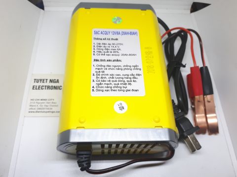 Sạc Ắc Quy 12V6A (20AH-80AH)