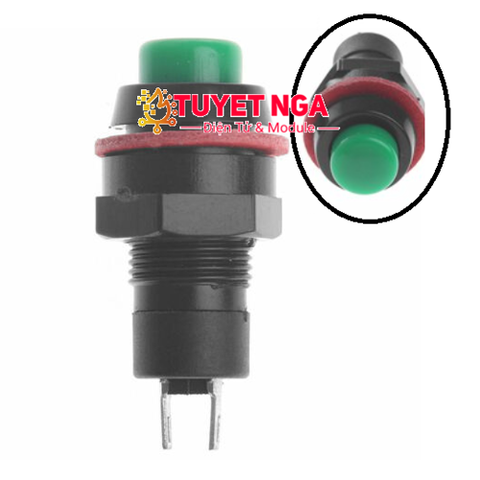 DS-211 Nút Nhấn Giữ Xanh Lá 10mm