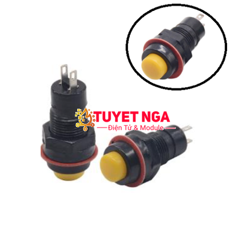 DS-211 Nút Nhấn Giữ Vàng 10mm