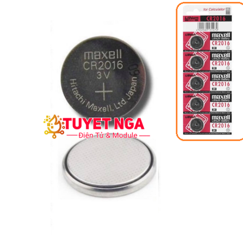 Pin CMos CR2016 Maxcell 3V