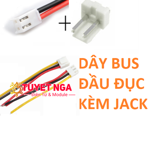 VH3.96mm Dây Bus 6 Pin 3.96mm Dài 20cm (đầu đục)