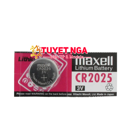 Pin CMos CR2025 Maxcell 3V