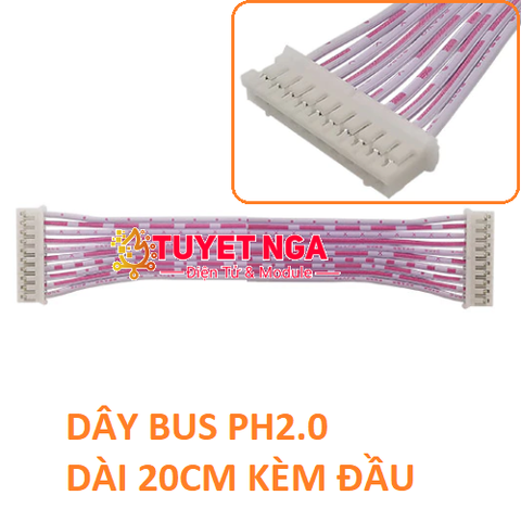 PH2.0 Dây Bus 10 Pin Dài 20cm