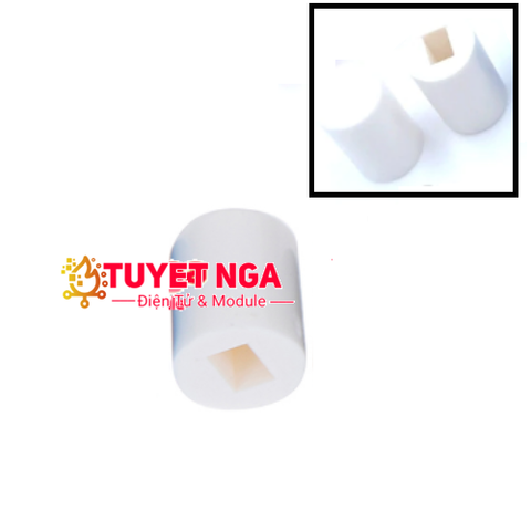 Nắp Nút Nhấn Trắng 7mm