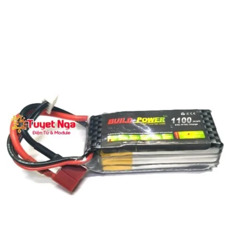 Pin Lipo Build Power 2S 1100mAh 25C 7.4V