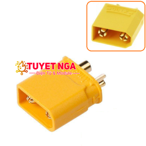 Đầu Jack Nối Điện XT30 Đực