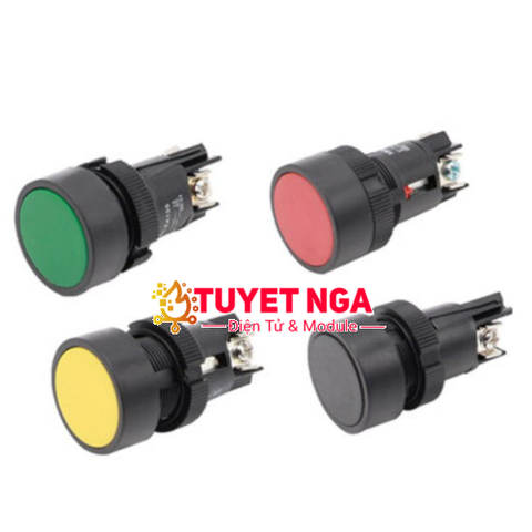 XB2-EA151 Nút Nhẩn Nhả Vàng 22mm