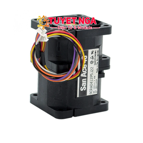 Quạt Tản Nhiệt Đôi 4x4cm 12V