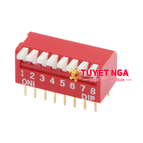 DP-08 Công Tắc Gạt 8 Bit Dip Switch 2.54mm