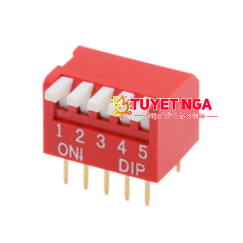 DP-05 Công Tắc Gạt 5 Bit Dip Switch 2.54mm