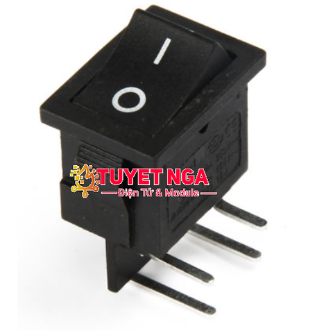 KCD1-104L Công Tắc ON-OFF 6A 4 Chân Cong