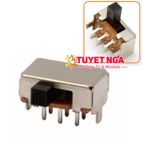 SK-22F14 Công Tắc Trượt 6 Chân 2 Vị Trí 0.5A 50VDC