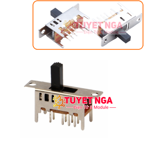 SS-23D04 Công Tắc Trượt 8 Chân 3 Vị Trí 0.3A 50VDC