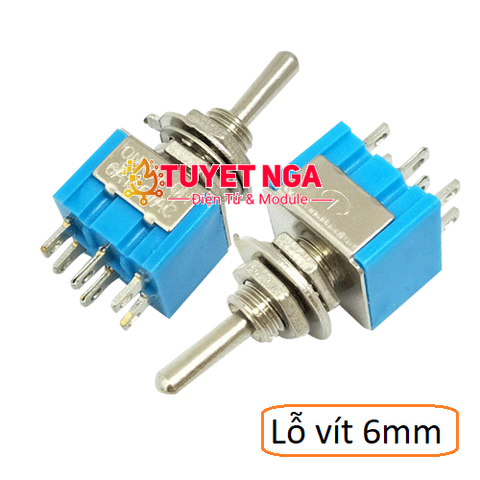 MTS-203 Công Tắc Gạt 6 Chân 3 Vị Trí ON-OFF-ON