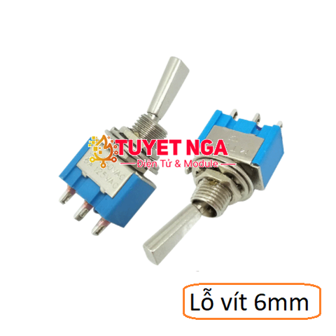 MTS-102 Công Tắc Gạt 3 Chân 2 Vị Trí ON-ON Đầu Dẹp