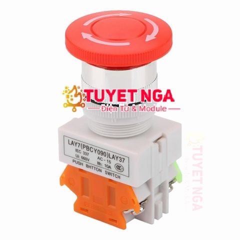 Nút Nhấn Khẩn 22mm LAY7(PBCY090)LAY