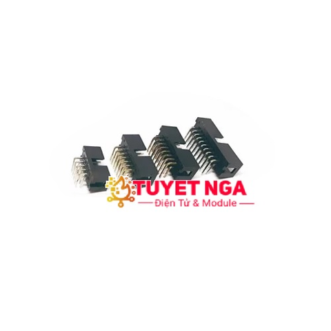 Đầu Đực Đôi 14 Cong 2.54mm