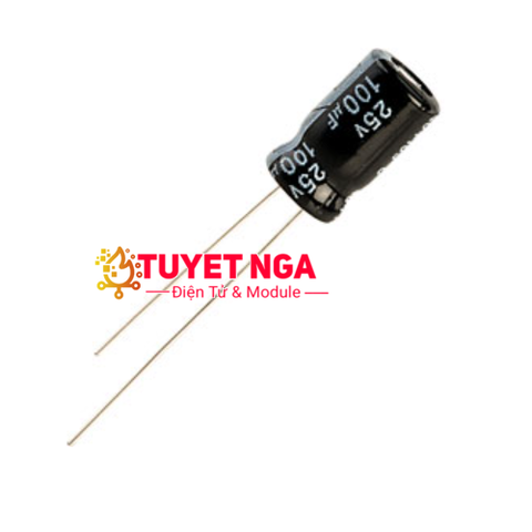 Tụ Hóa 100uF 25V