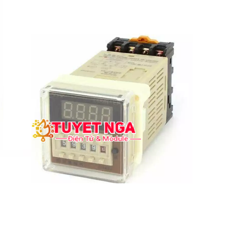 Timer Số DH48J-A(11) Omron + Đế