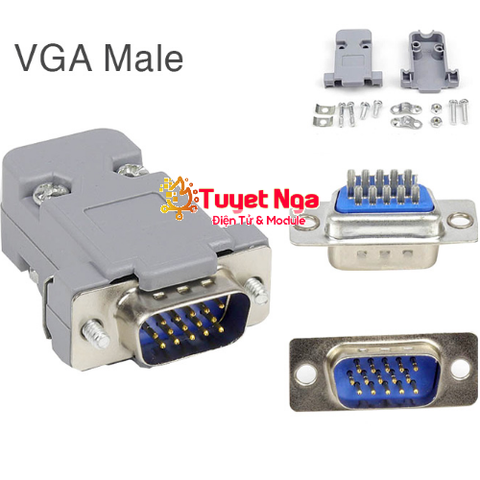 Cổng VGA Đực 15 Pin