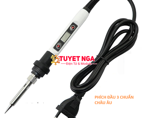 Mỏ Hàn Chỉnh Nhiệt Độ Hiển Thị LCD 80W F936