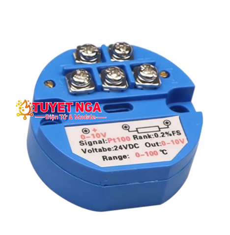 Chuyển Đổi Nhiệt Độ RTD PT100 Sang 0-10V (0-100℃)