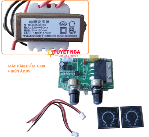 Mạch Timer Hàn Điểm Cell Pin 100A