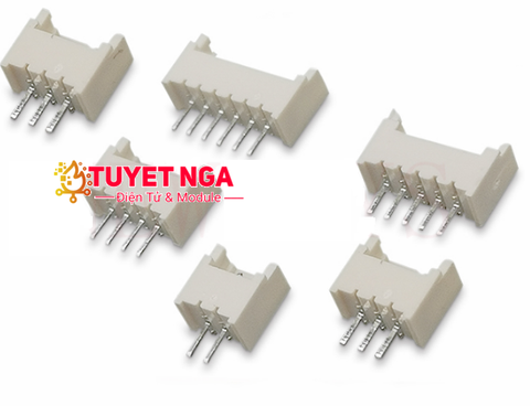 MX1.25mm Đầu Nối Đực Header 6 Pin Thẳng 1.25mm