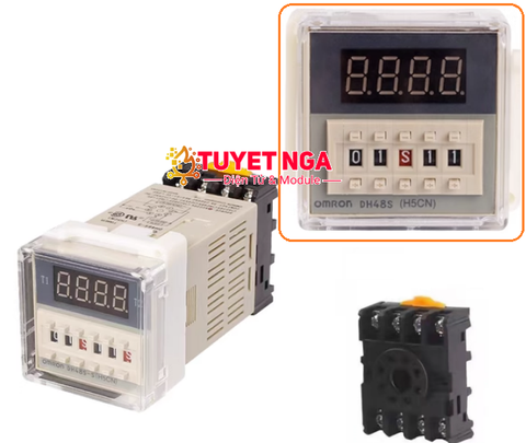 Relay Timer Omron Điện Tử DH48S-2Z 24V (0.01s-99h99)