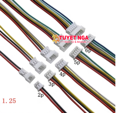 Dây Nối 4 Pin Đực Cái 1.25mm Dài 150mm