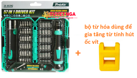 Pro'skit Bộ Vít SD-9857M 57 In 1 Và Bộ Tự Hóa