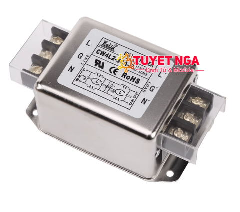 KEILS CW4L2-20A-R Bộ Lọc Nguồn Pha Đơn 115/250V 20A