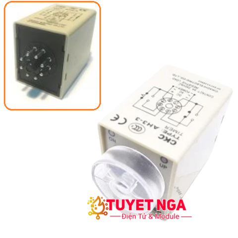 Relay Timer AH3-3 220V 30 Phút 8 Chân