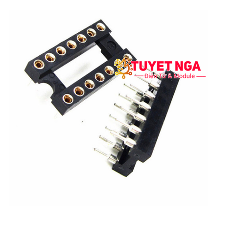 Đế IC 14 Chân Tròn DIP14