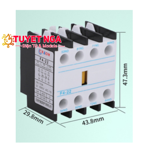 Tiếp Điểm Phụ 10A 690V F4-22