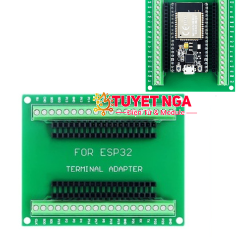 Đế Ra Chân Mở Rộng ESP32 ( dùng cho ESP 38pin)