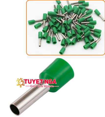 Đầu Cos Pin Rỗng E4009 Xanh