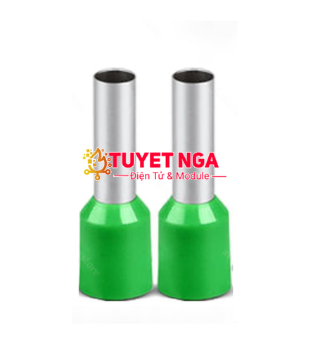 Đầu Cos Pin Rỗng E2508 Xanh Lá