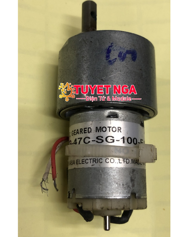 TG-47C-SG-100-E317 Động Cơ Giảm Tốc 24V 100rpm (cũ)