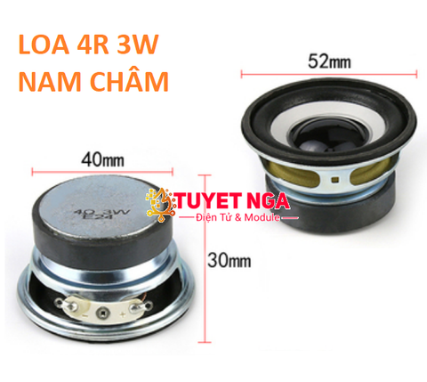 Loa 3W 4R Tròn (size 52mm)